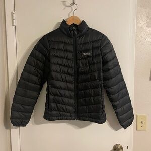 Marmot Black Puffer Jacket 800 Fill